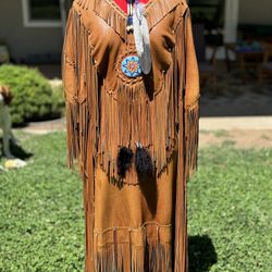 Genuine Deerskin Dress Powwow Regalia Tons of Fringe! for Sale in  Riverside, CA - OfferUp
