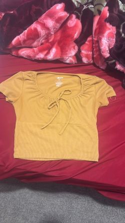 Orange shirt , brand so , size small