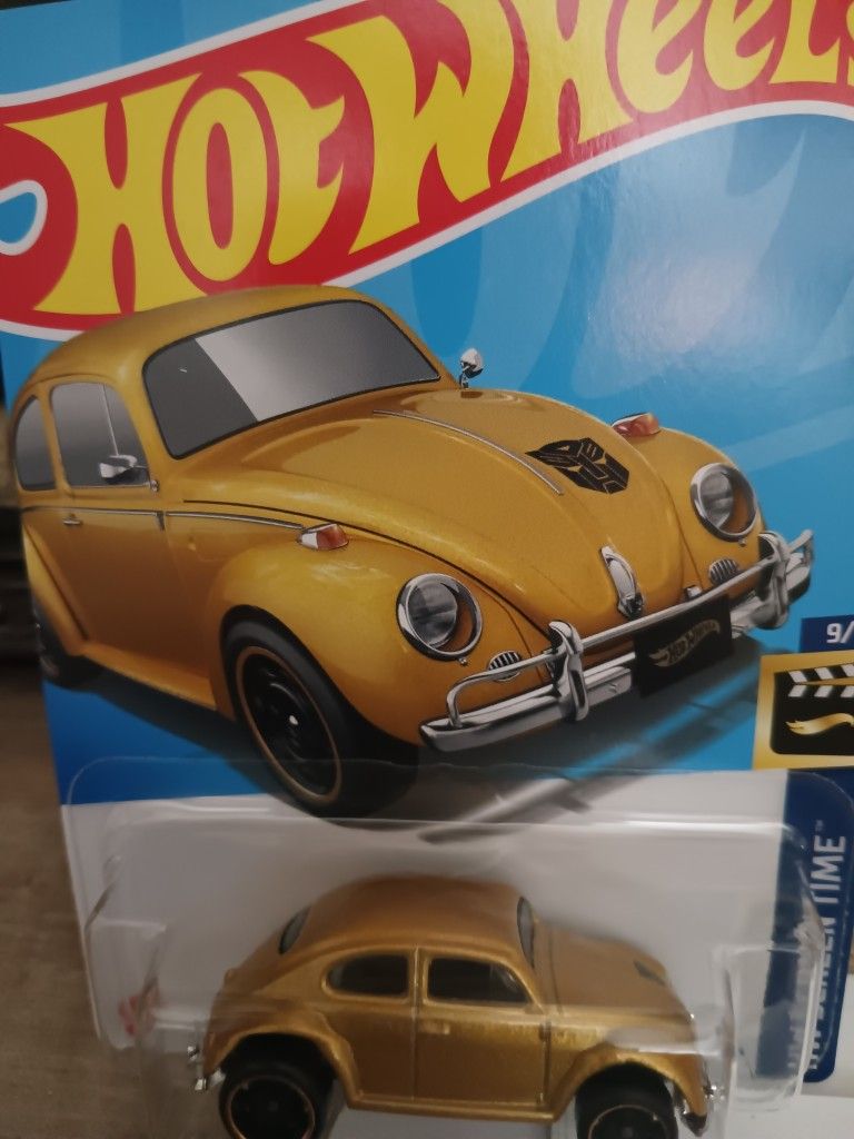Hot Wheels Metallic Gold Bumblebee Transformer VW
