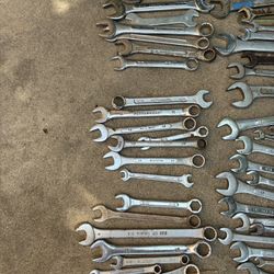 Wrenches, Different Sizes & Brands. Approximately 78 Pieces, Sold All Together. 