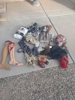 Halloween Decorations Props $25 total for lot See All Photos