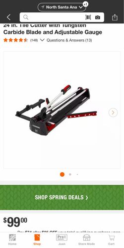 Tile cutter
