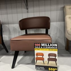 Accent Chair/Also available in Light orange color 