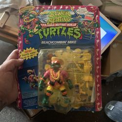 Rare Vintage Tmnt BeachCombin’ Sewer Spitting Mikey