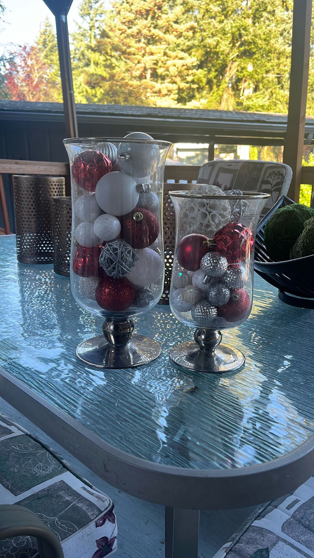 Glass Candle Holder
