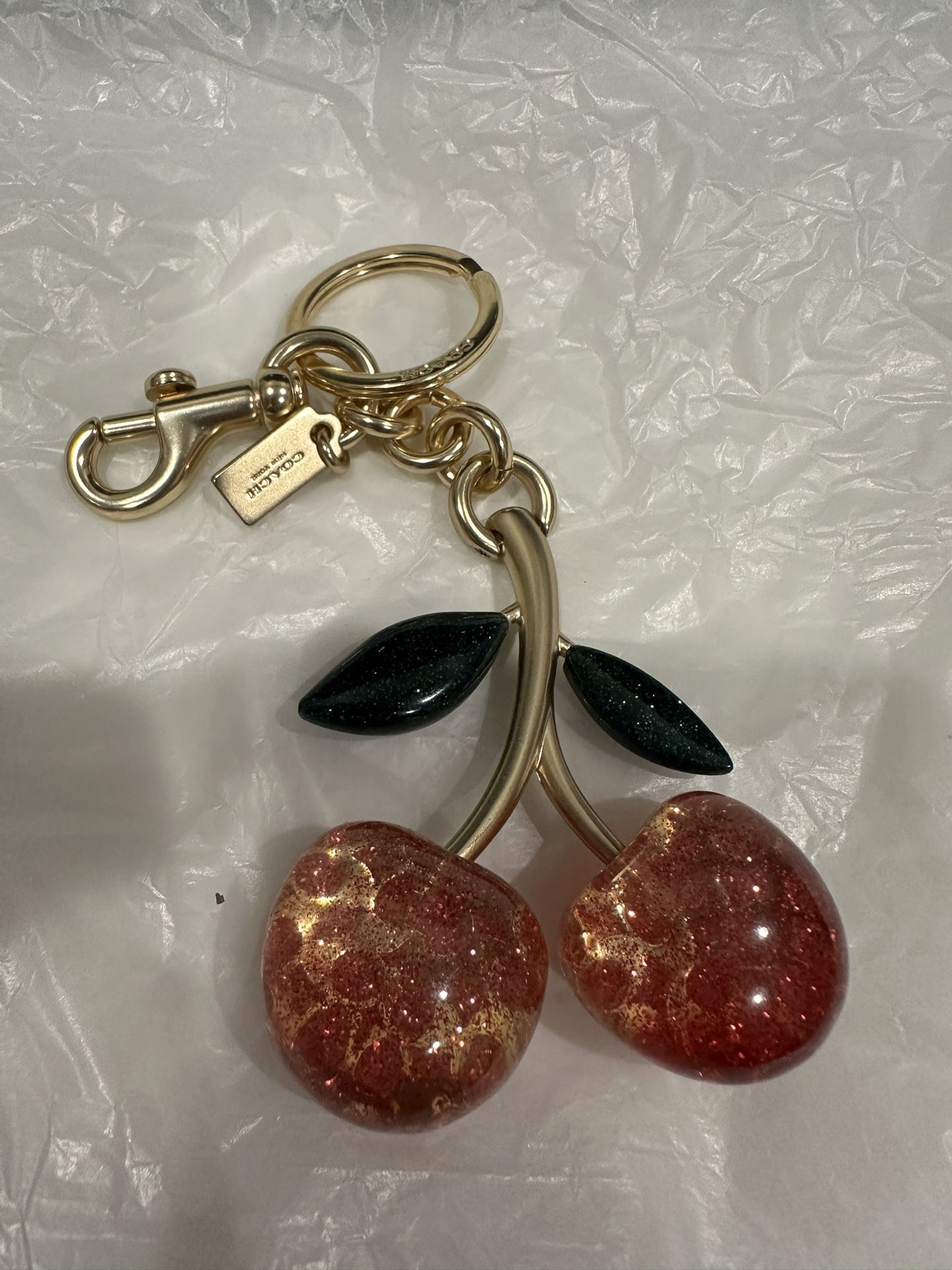 Brand New Gliter Coach Cherry Charm