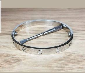 Stainless Steel Love Bangle Bracelet