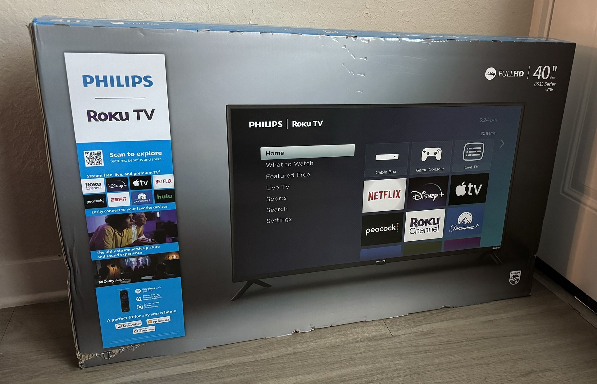 40” Philips Roku TV - New In box!