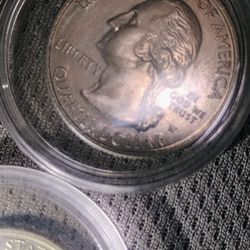 3 West Point Quarters/ And 1 2005 West Virginia Die Cud Reverse Error