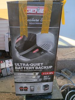 Belt driven garage door opener