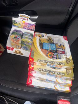 Pokemon 30th anniversary Poster/Mini Tin lot