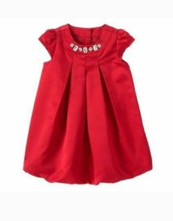 ❤️❤️Red Dress with Rhinestones Toddler❤️❤️