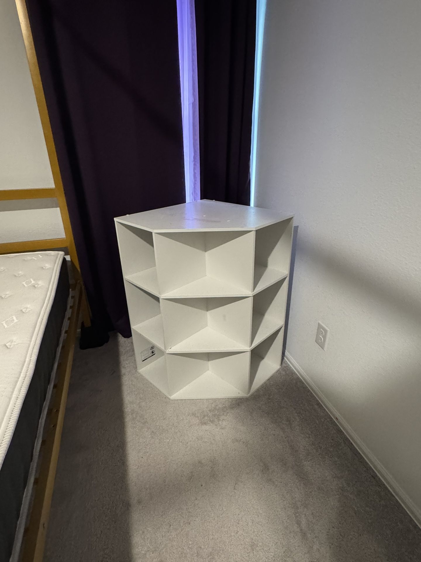 9 Cube Corner Organizer-White