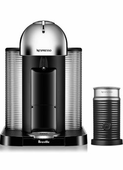 Nespresso machine and milk frother
