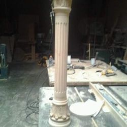 Wood Columns And Corvels