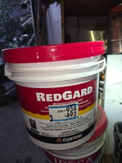 Custom RedGard Waterproofing and Crack Prevention Membrane