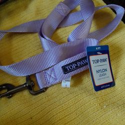 New Top Paw 4 Foot Purple Web Leash