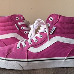 New hot pink Vans women’s 9 High Tops