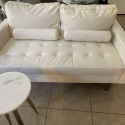 Small Leather Sofa