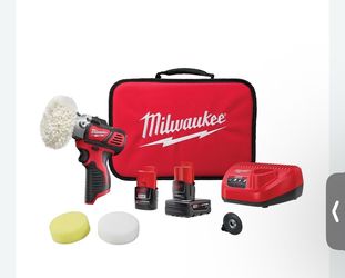 Milwaukee M12 Cordless Polisher Kit