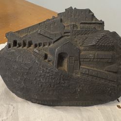 Rare VTG Anthracite Co. Signed Coal Mill Advertising Sculpture