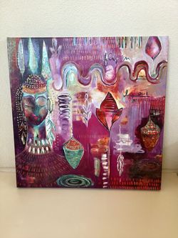 Hand Painted Giclee by An Internationally Celebrated artist Flora Bowley.