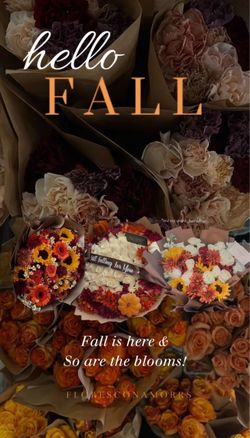 Fall Flower Bouquets 🎃🍂☕️