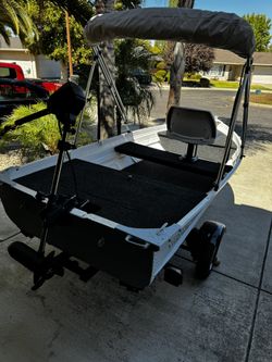 Nice 12ft Fishing Boat With Trailer 