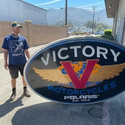 Victory Motorcycles Polaris Sign 