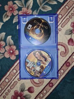 Elden Ring & GTA V PS4 Game Bundle