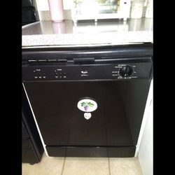 Whirlpool dishwasher, black 