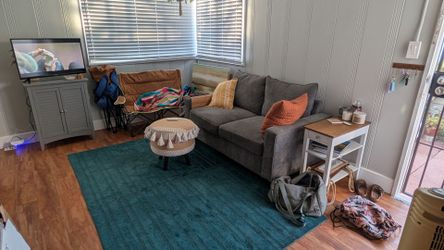 Gray couch/Sofa Small 65"