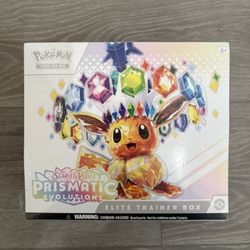 Pokemon Prismatic Evolutions ETB Rip In The Seal