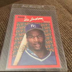 Baseball Card 1990 Donruss MVP Bo Jackson Error 
