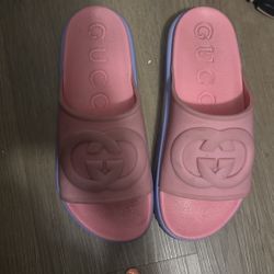 Used Gucci Slides With Box 