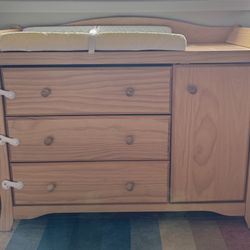 Solid Wood Baby Changing Table