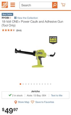 Power Caulk and Adhesive Gun