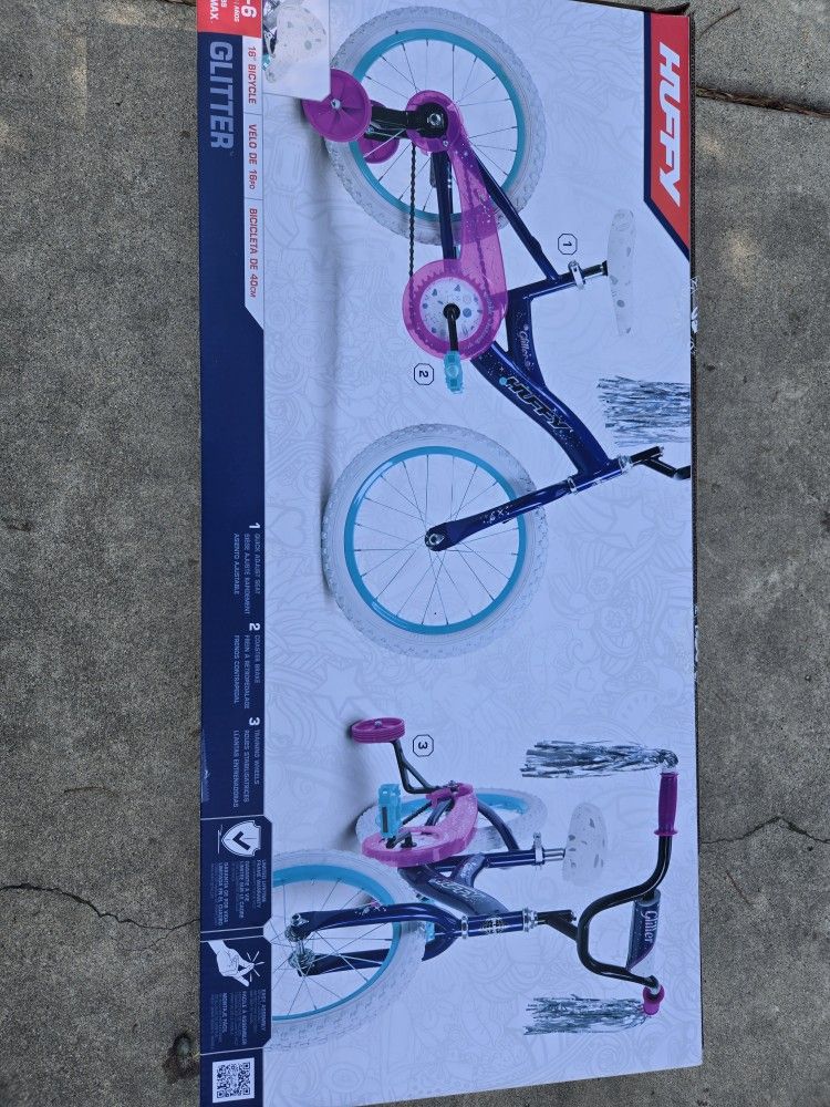 HuFFY GIRLS GLITTER BIKE