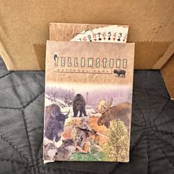 SEALED Vintage Yellowstone National Park Souvenir Standard Playing Cards