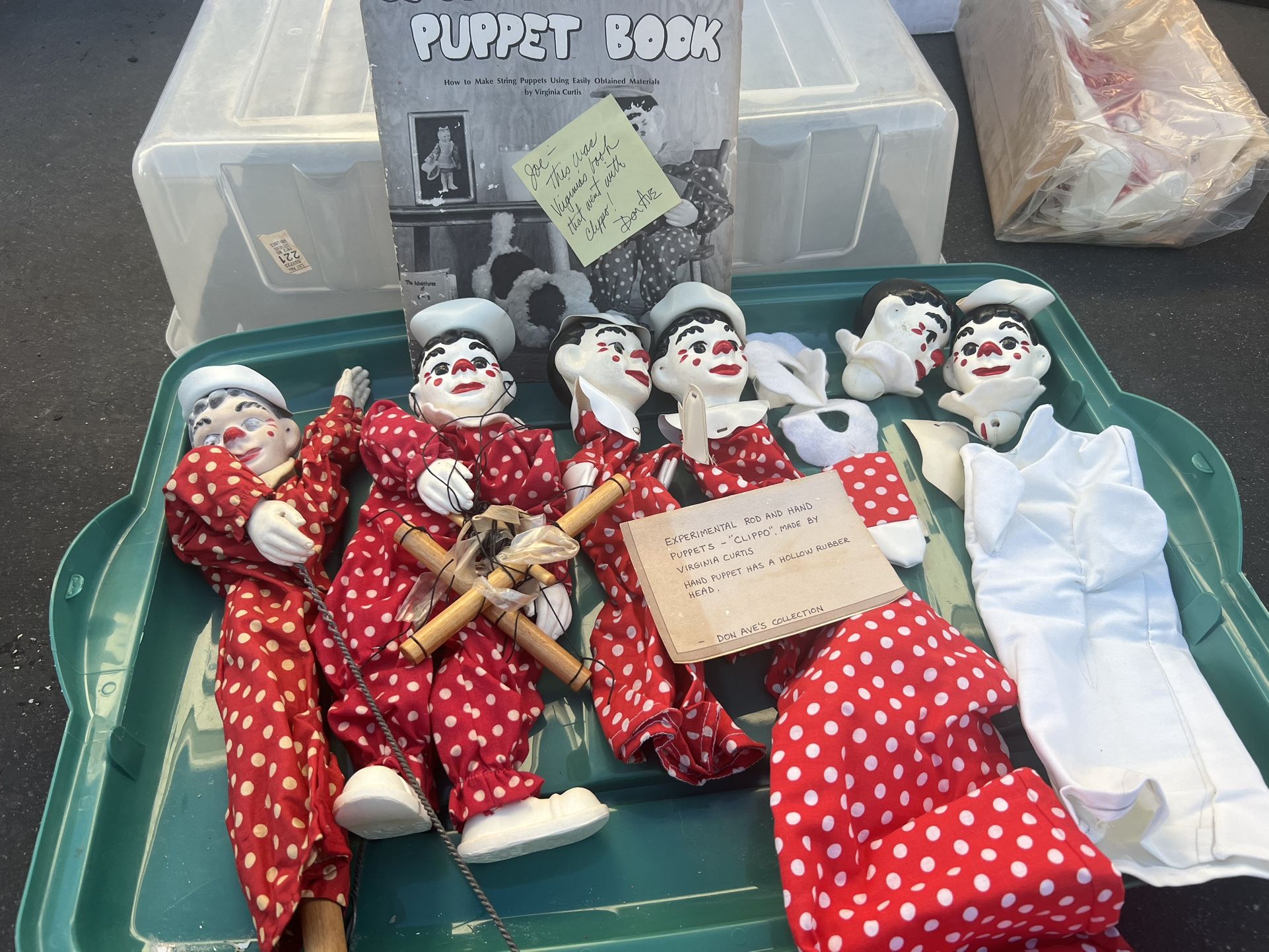 Original Clippo Puppets And Kits