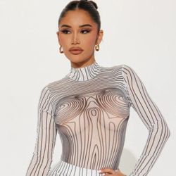 Fashion Nova Legging Bodysuit Set 