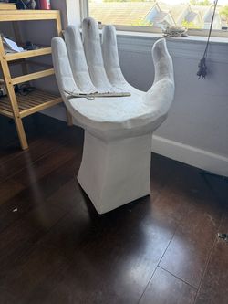 Hand-shaped chair