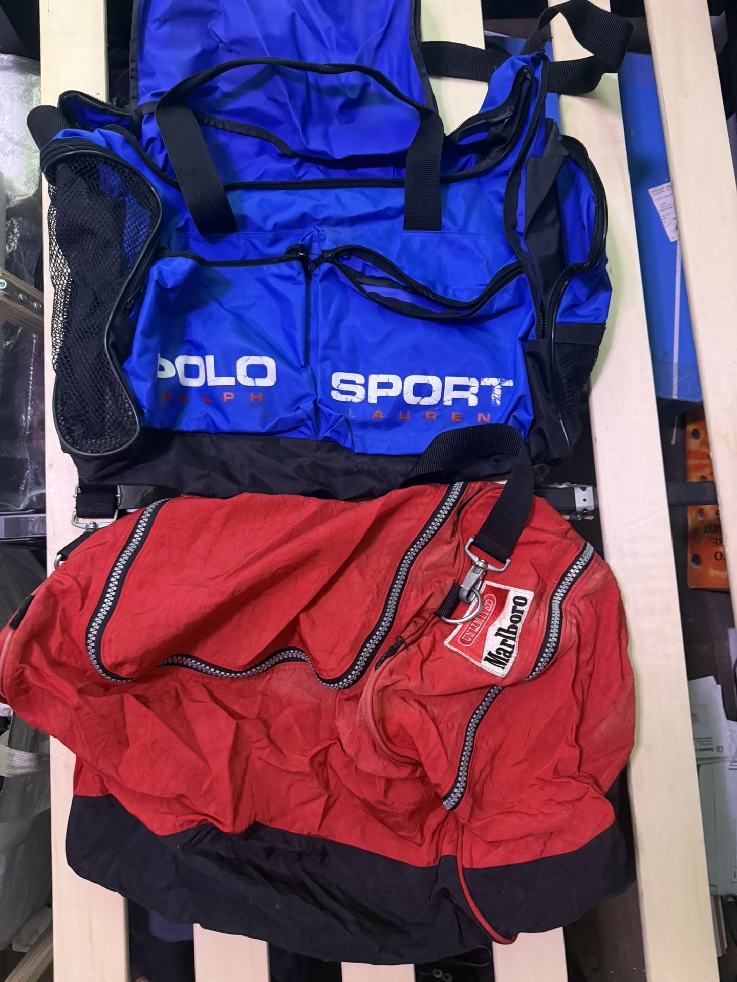 Marlboro Adventure Team/ Polo Sport Duffle Bags