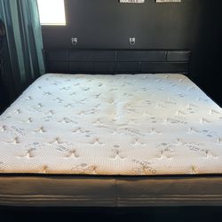 King size mattress and frame