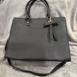 Black Tote Bag With Laptop Pocket Inside