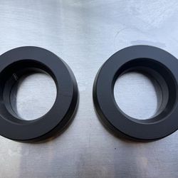 2.5" Front Leveling Lift Kit Coil Spring Perch Spacers Compatible With 94-18 Ram 1500 / 2500 / 3500 2WD,