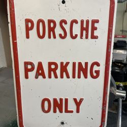 German Import Parking Sign