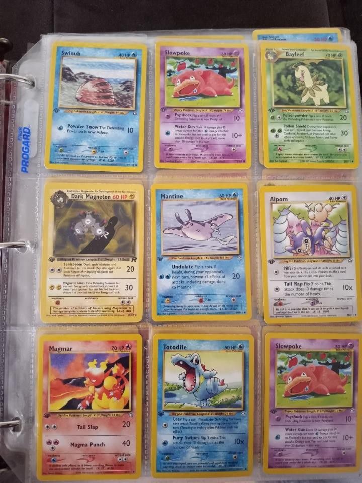 1st Set Of Pokemon Cards Ever Made!!!