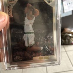 Paul Pierce 98-99 Topps Chrome Rookie Card 