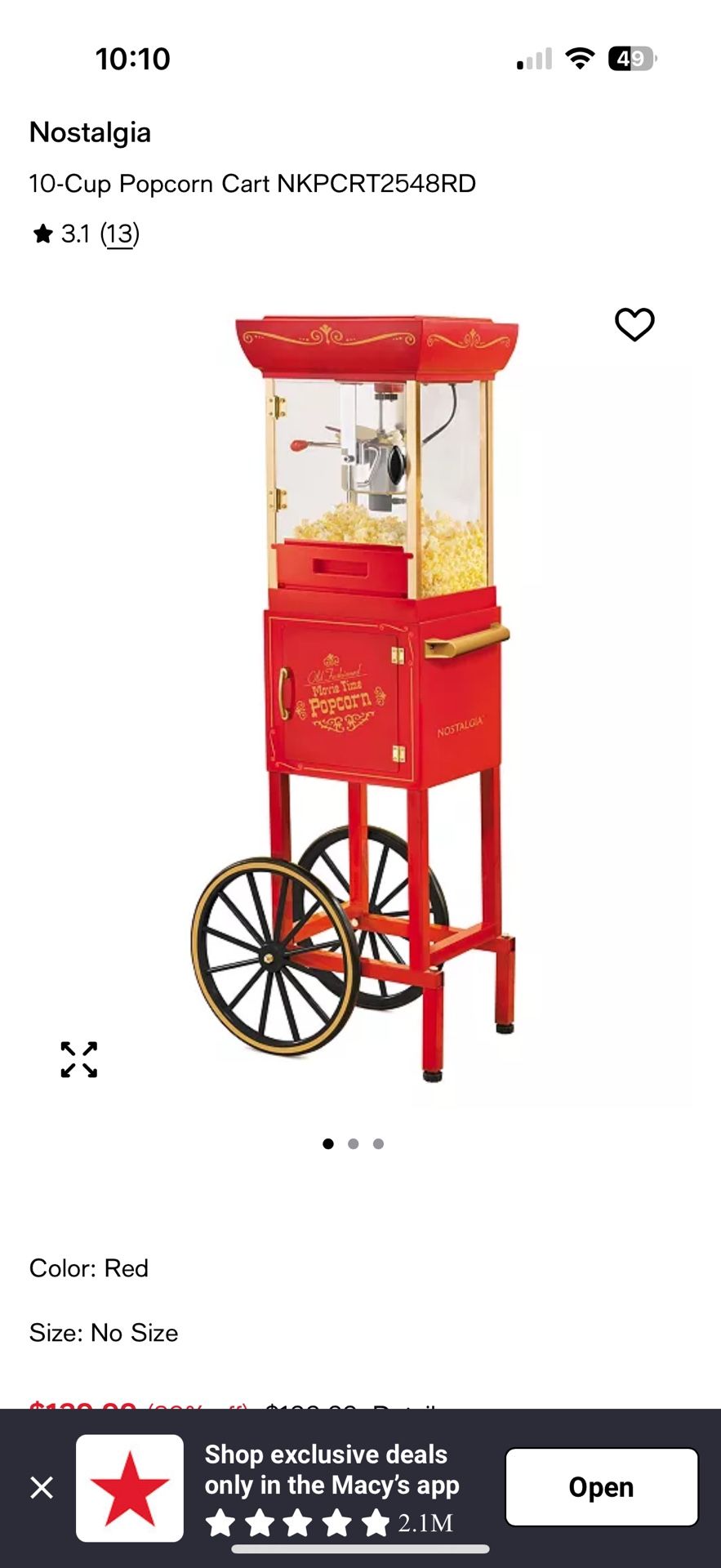 Great Northern Popcorn Machine